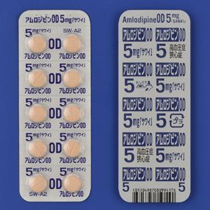 Amlodipine氨氯地平OD口崩片5mg：100片