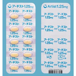 Artist卡维地洛片1.25mg:100片