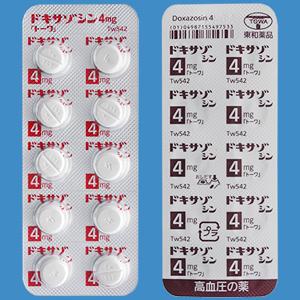 Doxazosin多沙唑嗪片4mg：100片