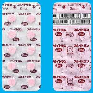 Fluitran 三氯甲噻嗪片2mg 100片