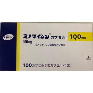 Minomycin盐酸米诺环素胶囊100mg:100粒