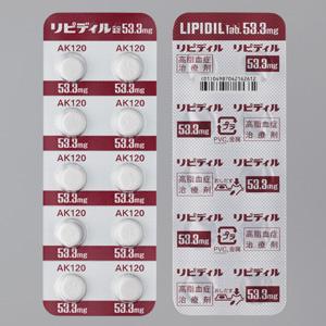 Lipidil非诺贝特片53.3mg：100片