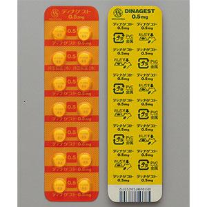 Dinagest地诺孕素片0.5mg：140片