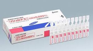 阿托品硫酸盐水合物0.025% 0.3mLx30本   リジュセアミニ点眼液0.025%  Atropine Sulfate Hydrate  参天 延缓近视