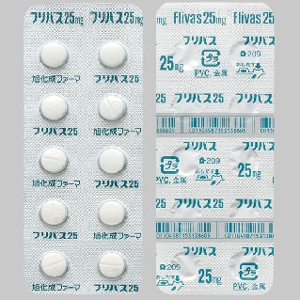 Flivas萘哌地尔片25mg：100片